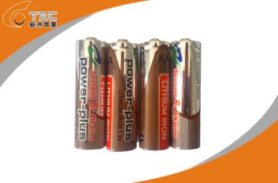China LiFeS2 1.5V 2700 mAh AA  L91 Lithium Iron Battery with Long cycle life for sale