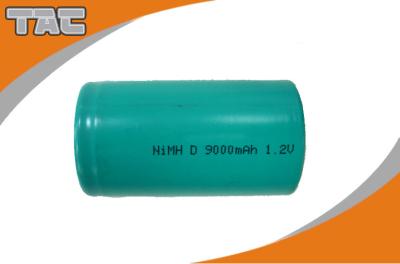 China Ni MH Batteries Long Cycle Life 1.2V 9000mAh Nickel Metal Hydride Rechargeable Battery for sale