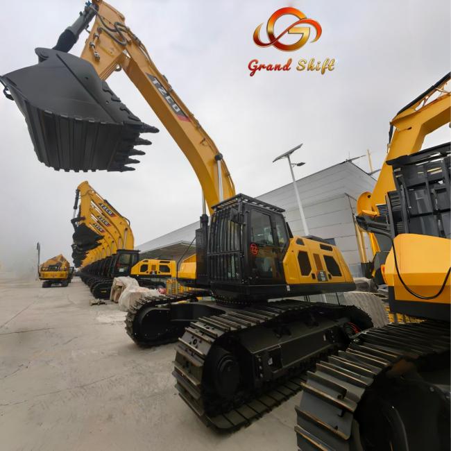 TZ550 Hydraulic Crawler Excavator side view