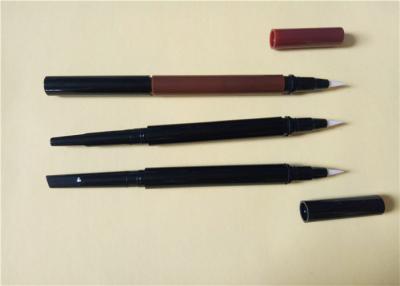 China ABS Waterproof Double Ended EyeLiner Pencil Packaging Silk Screen Printing for sale