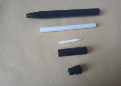 China Steel Ball ABS Liquid Eyeliner Pencil Black Packaging With Spray Painting for sale