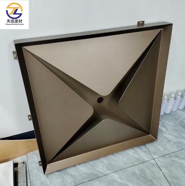 Manufacturing process showing aluminum panel with fluorocarbon coating application