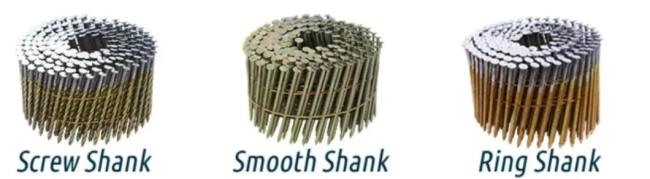 Painted Pallet Coil Nail 0.099′′x2 1/4 Wire Nail for Pallets