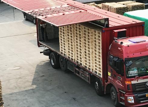 Transport Packing Wood Box Steel Strip Wooden Crate No Nail Plywood Box