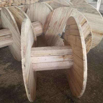 China Oak Walnut Empty Wooden Cable Drum Pine  Large Wooden Electrical Spools for sale