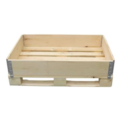 China Natural Warehouse Wood Pallet Standard Wooden Euro Pallets Crate Recyclable for sale
