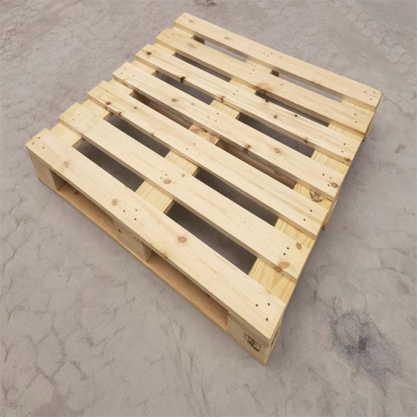 Quality 1200 X 1000 X 130mm 4 Way Wooden Pallet Strong Structure Euro Epal Solid Wooden for sale
