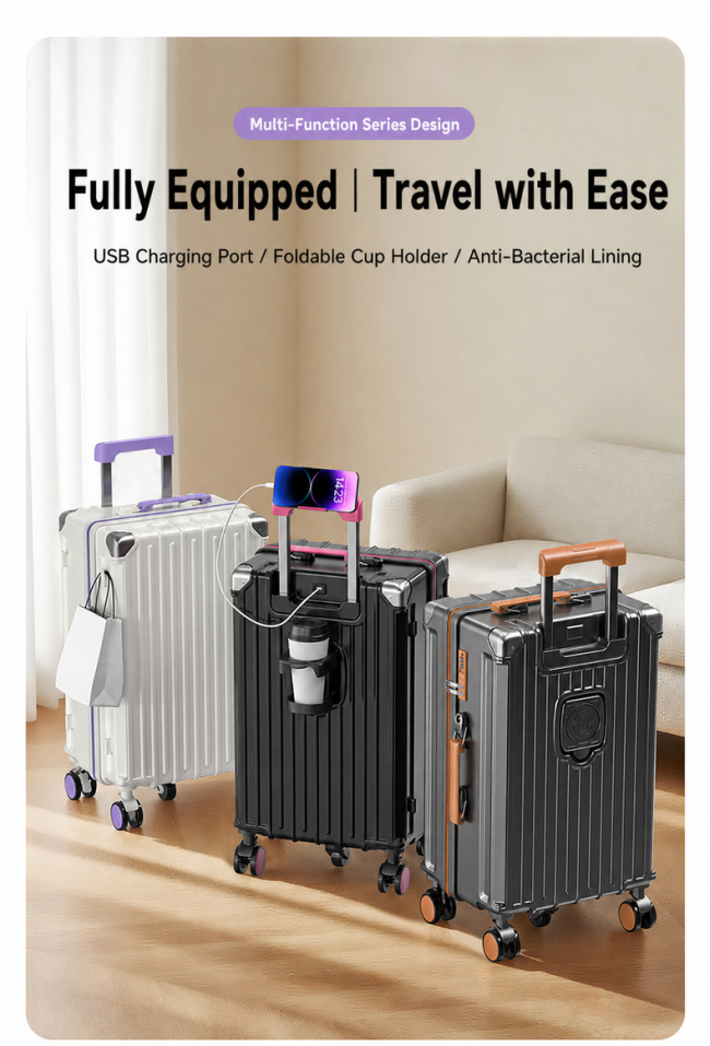 Multi-function luggage overview