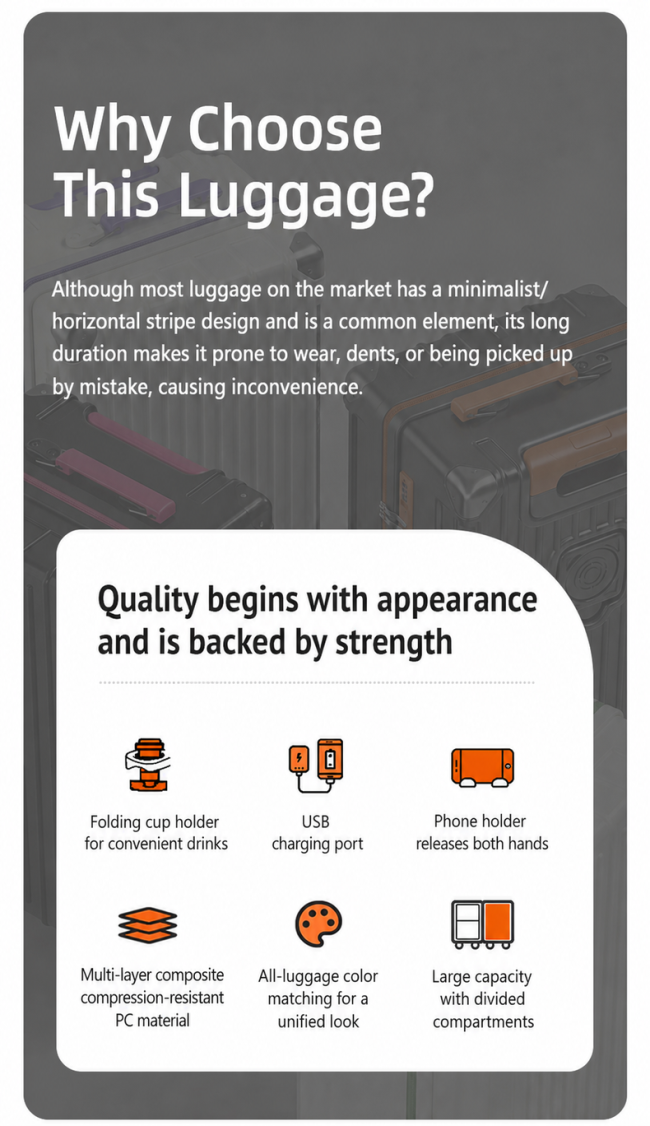 Why choose this multifunction luggage