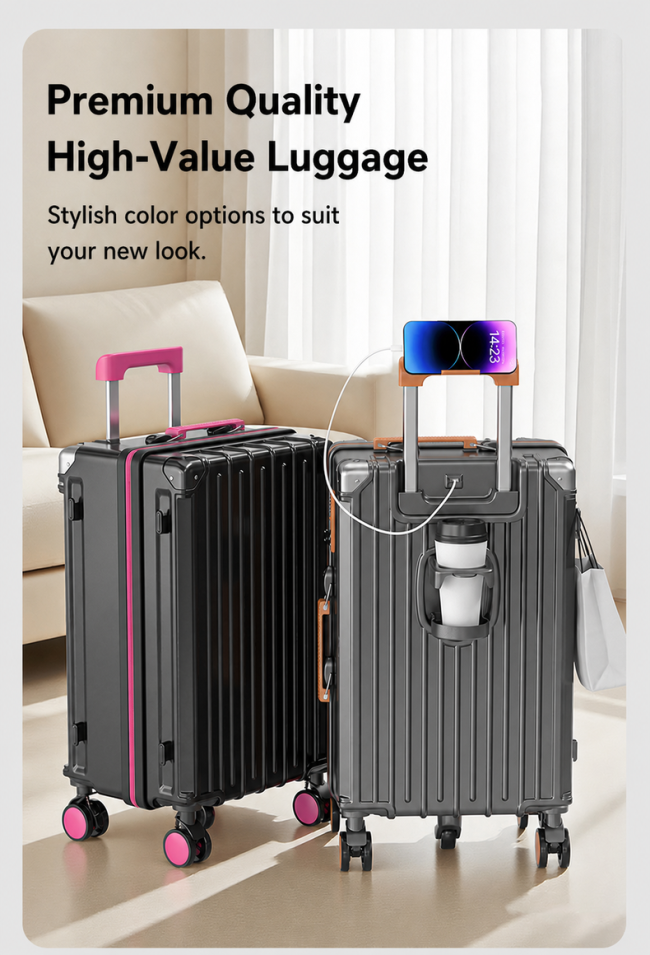 Modern multifunction luggage lifestyle