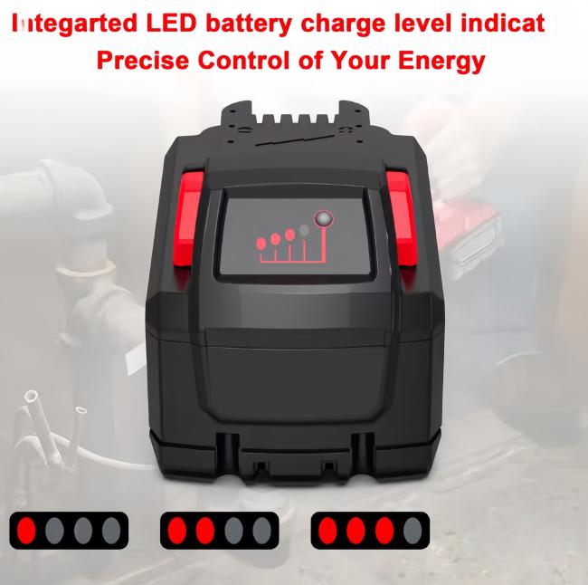 Milwaukee XC 6.0ah Red-Lithium Battery connection interface