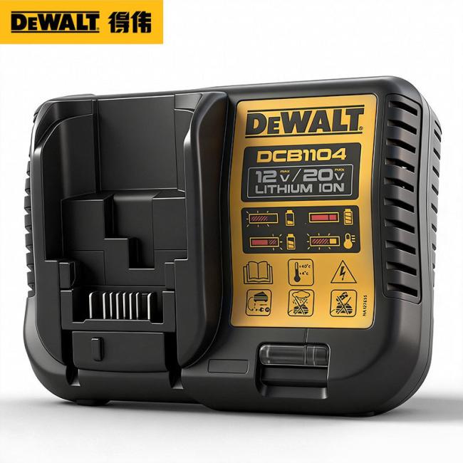 DCB114 Lithium Battery Charger with DeWalt battery