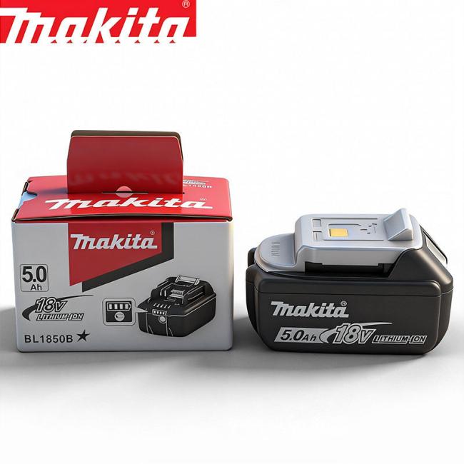 Makita BL1850B 18V 5.0Ah battery with packaging