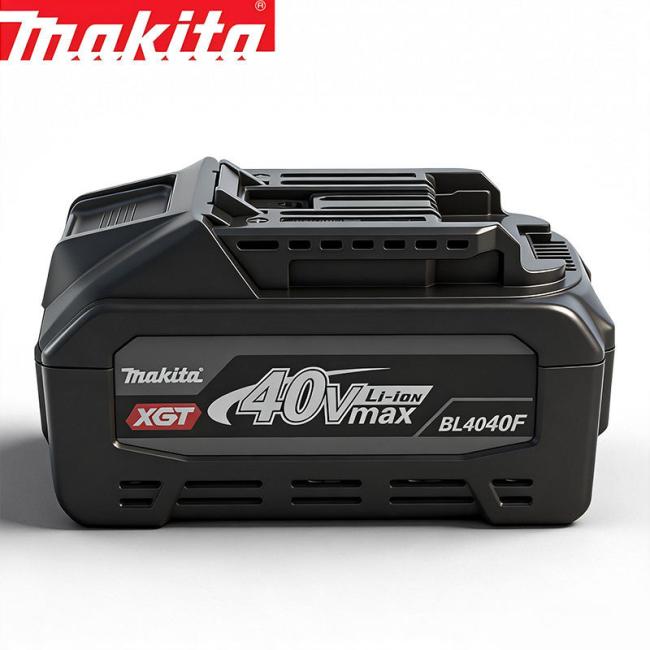 Makita 40V MAX XGT battery specifications and branding details