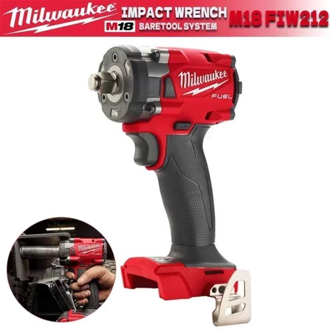 Milwaukee 18V Industrial Impact Wrench - front view showing square drive and ergonomic design