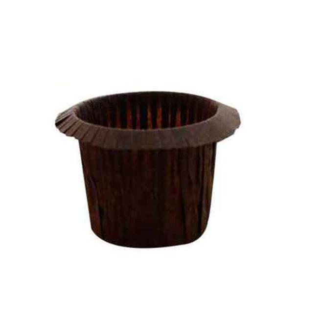 Eco Friendly Disposable Biodegradable Coffee Striped Cake Cup