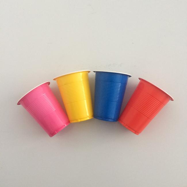 Disposable PP Plastic Cup 6oz Varous Size Juice Drinking with Customized Logo