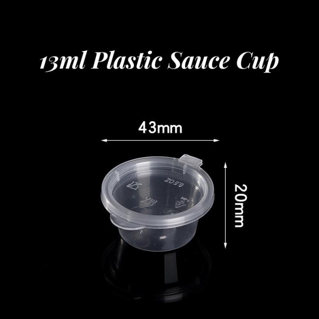 Diposable PP 1oz Plastic Sauce Cup Take Away Sauce Container