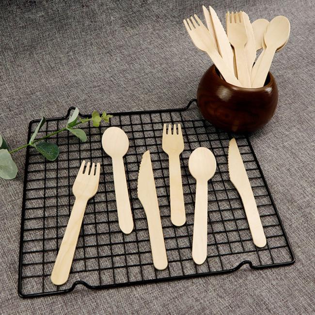 Food Grade and Eco-Friendly Disposable Wooden Tableware High Quality Wooden Spoon