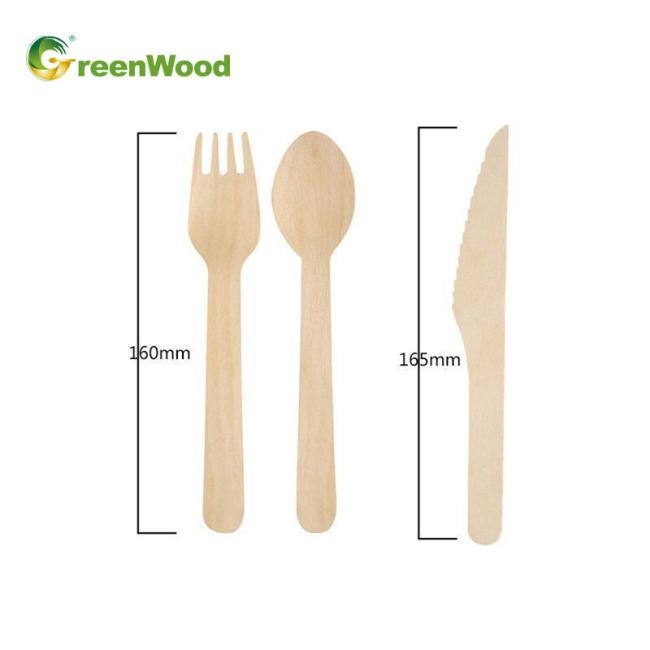 Food Grade and Eco-Friendly Disposable Wooden Tableware High Quality Wooden Spoon