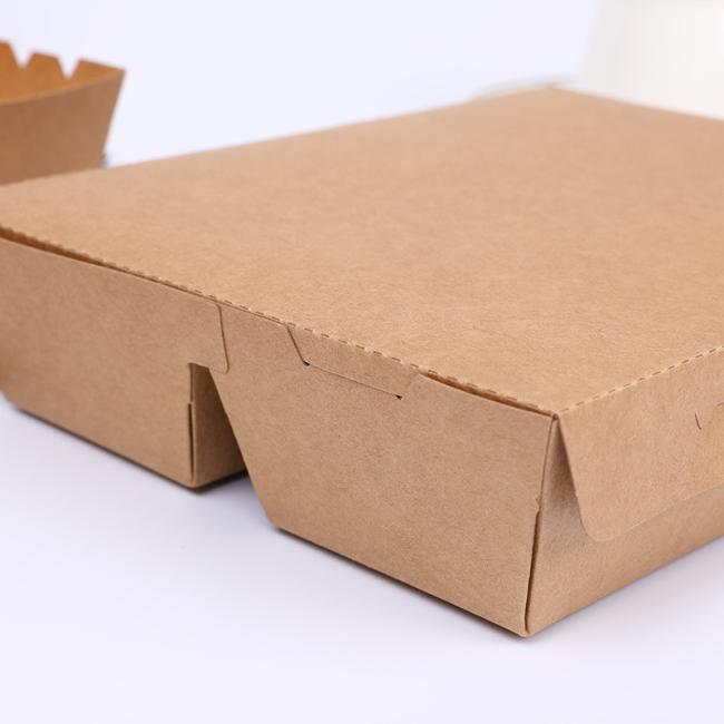 Eco Friendly Paper Disposable Lunch Box 3/4 Compartments