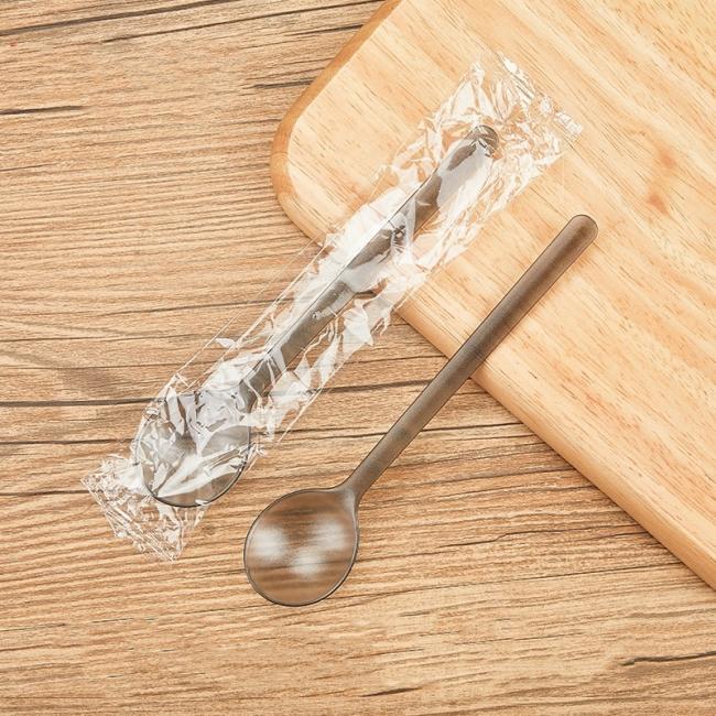 Disposable Plastic Spoon Clear Food Grade Heavy Duty Disposable Plastic Products