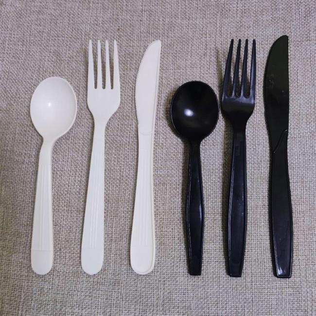 New Design Colourful Plastic Fork Thickened Long Handle