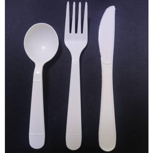 New Design Colourful Plastic Fork Thickened Long Handle