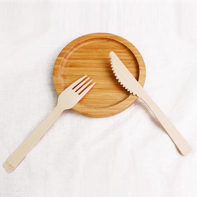 China High Quality Bamboo Knife/ Fork/Spoon Whalesale Customized A Grade Bamboo Tableware