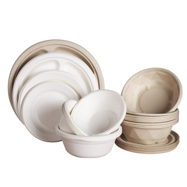 Biodegradable Sugarcane Bagasse Coffee Cups for Cold or Hot Drinking