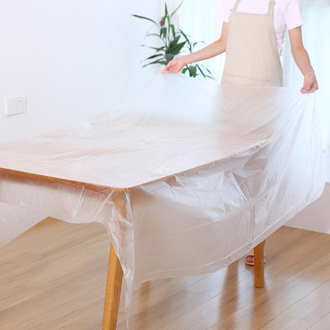 Disposable PE Plastic Dining Table Cloth Rectangular Colourful Tablecloth