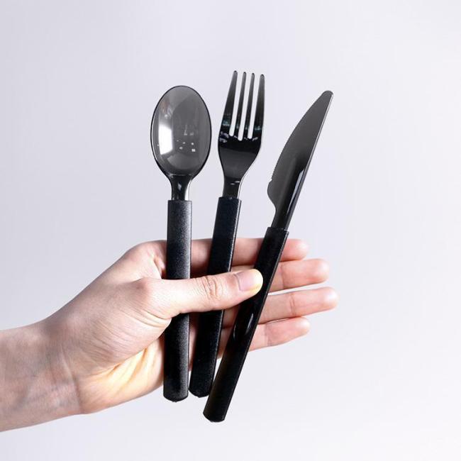 PP High Quality Disposable Cutlery Flatware Cutlery Sets Plastic Spoon Fork and Knife Kit Disposable Plastic Fork