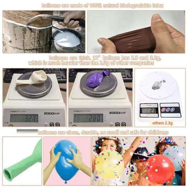 Retro Latex Balloon Rubber Balloon Wedding Balloon for Valentines Day Wedding Party Supplies