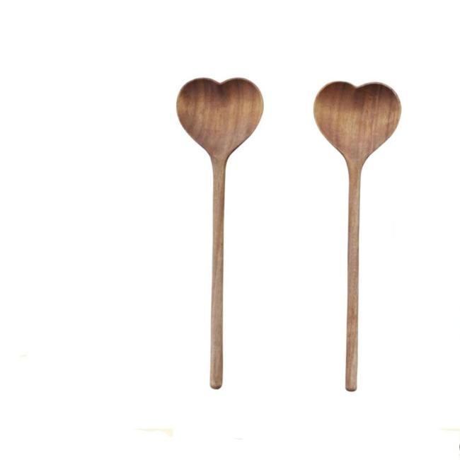 Wholesale Custom Wooden Cooking Tools Spoon Spatula Acacia Laddles Bamboo Utensils Sets