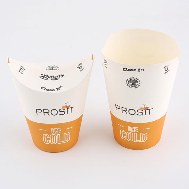 Biodegradable French Fries Holder Disposable Paper French Fries Cups Food Grade Charcuterie Cups