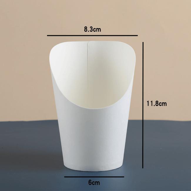 Biodegradable French Fries Holder Disposable Paper French Fries Cups Food Grade Charcuterie Cups