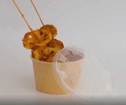 Factory Wholesale Customized Various Size Eco Friendly Takeout Snack or Salad Bamboo Fiber Paper Bowl