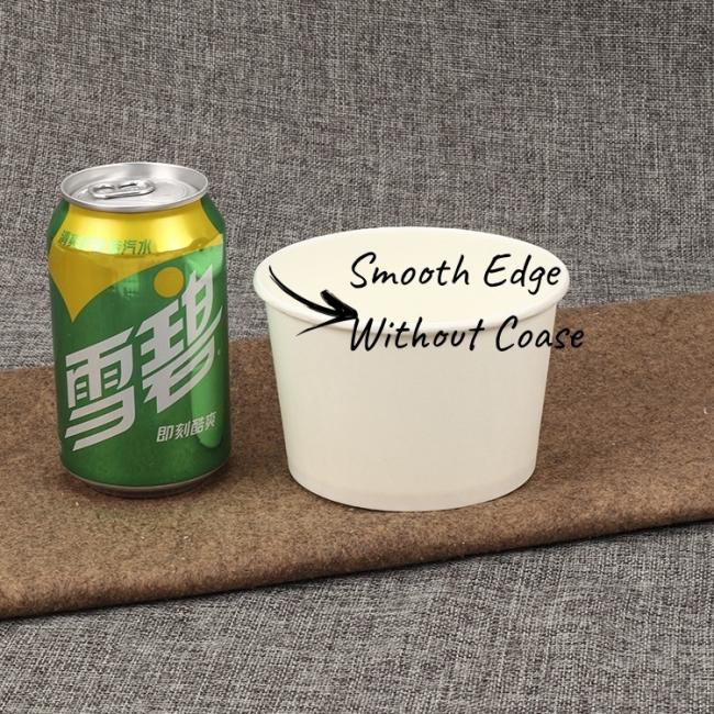 12oz 16oz Logo Printed Ice Cream Paper Cup Eco Friendly Stocked Bowl