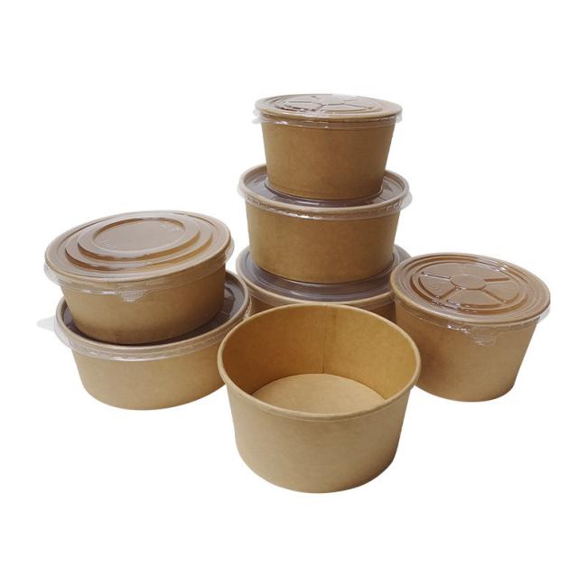 8oz/12oz/16oz/18oz/26oz/32oz Custom Manufacturer Disposable Kraft Soup Bucket