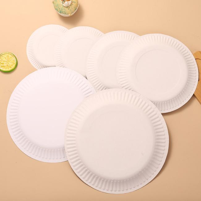 Customized Disposable Paper Plate Customize High Quality Takeaway Plates