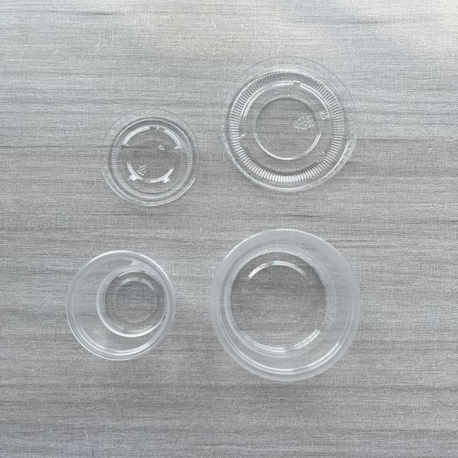 China Supplier Disposable Small Plastic Sauce Cup 2 Oz Pudding Portion Condiment Cups with Lids Jello Shot Cups