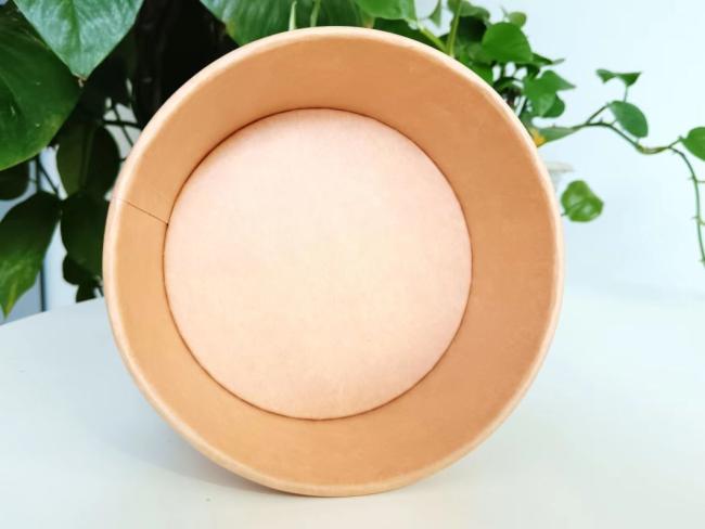 Eco Friendly Wholesale Customized Printing Water-Proof Kraft Paper Bowl
