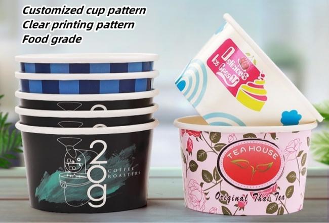 Disposable Custom Printed Takeaway Kraft Paper Food Packaging Bowl