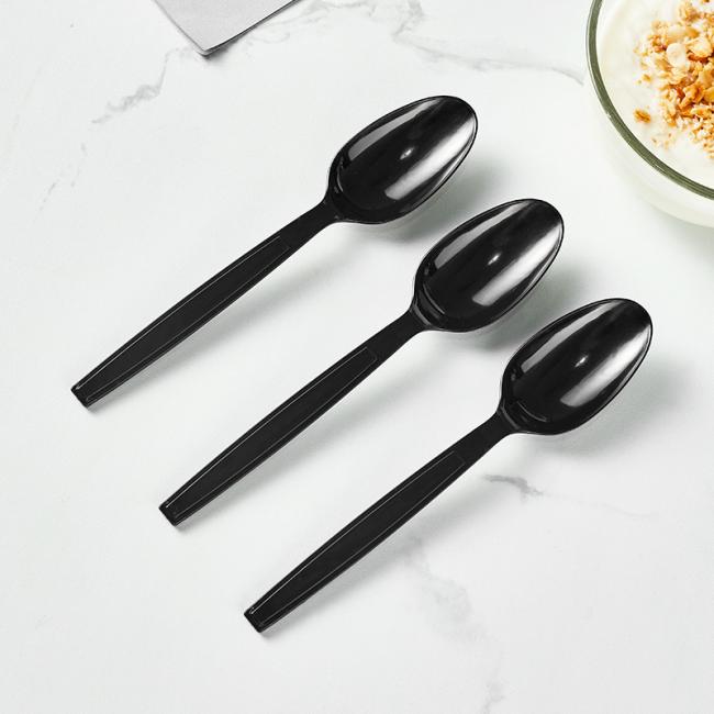 Disposable PLA Plastic 100% Biodegradable Utensils Compostable Bio Based Degradable Knives Spoons Forks