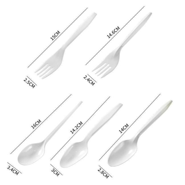 Hot Sale Disposable Plastic Soup Ice Cream Kitchen Measuring Honey PS Spoon