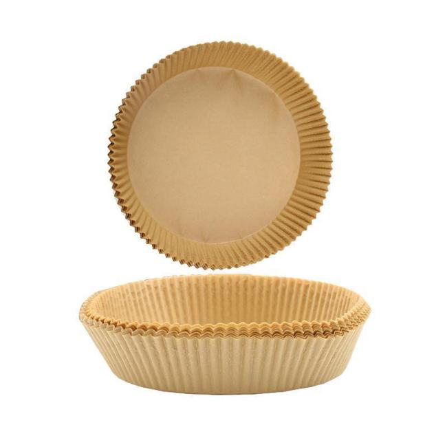 Wholesale Disposable Food Grade High Temperature Resistant Air Fryer Paper Liner Parchment Paper for Food Baking