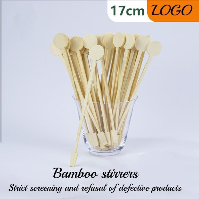 Natural Custom Wood Coffee Tea Stirrer Sticks Biodegradable Individually Stirrers