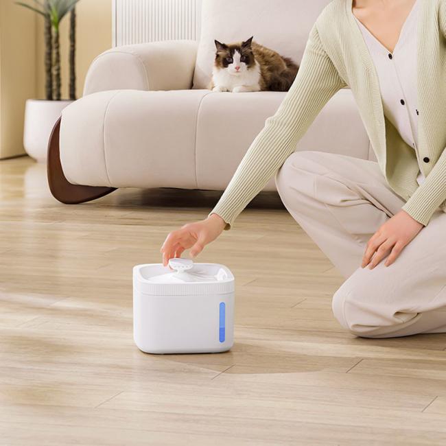 Cat Water Fountain Electric Pet Fountain Anti-Dry Burning 3L Automatic Pet Water Dispenser Filter Fountain