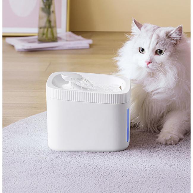 Cat Drinking Fountain Pet Water Fountain Smart Pet Water Fountain Circulating Filter Fountain 3L Cat Water Dispenser