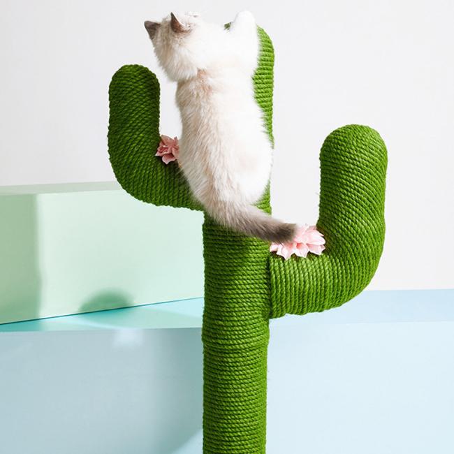 Factory New Sisal Cute Cactus Shape Sisal Cat Scratcher Toys